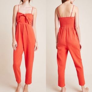 Tie-front Jumpsuit - Anthropology